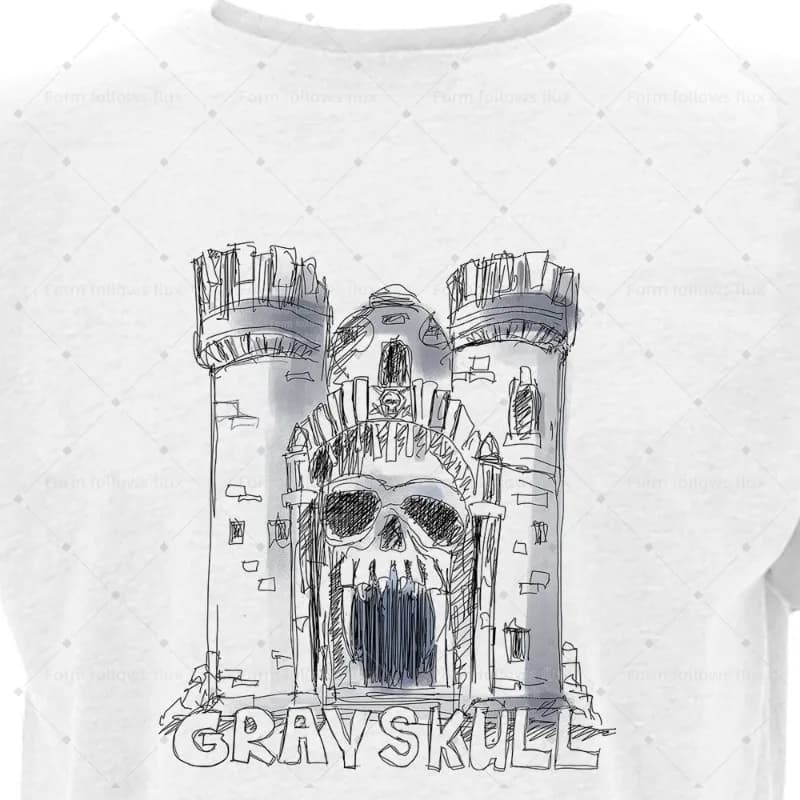 T-shirt con cappuccio da uomo 2026, stile fumetto disegnato a mano, Castle Grayskull, per bambini, TV, unisex, taglie dalla S alla 6XL, taglie forti disponibili