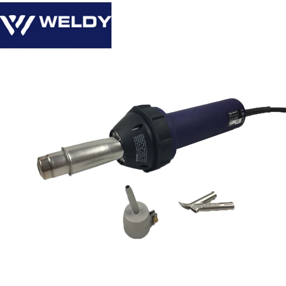 120 V/230 V Weldy Professionale 1600 W di Plastica Torcia Ad Aria Calda Pistola di Calore Blast Overlap Saldatore Ad Aria Pistola Strumento Con Punta Rotonda 4mm