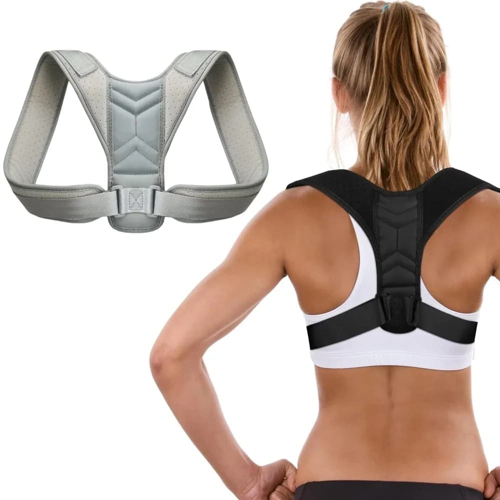 Nuova cintura correttore posturale regolabile per schiena, collo, spalla, clavicola, supporto per colonna vertebrale, rimodella il corpo, casa, ufficio, sport, bretelle superiori