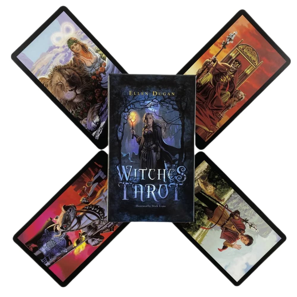 Carte dei tarocchi delle streghe A 78 Deck Oracle English Visions divinazione Edition Borad Playing Games