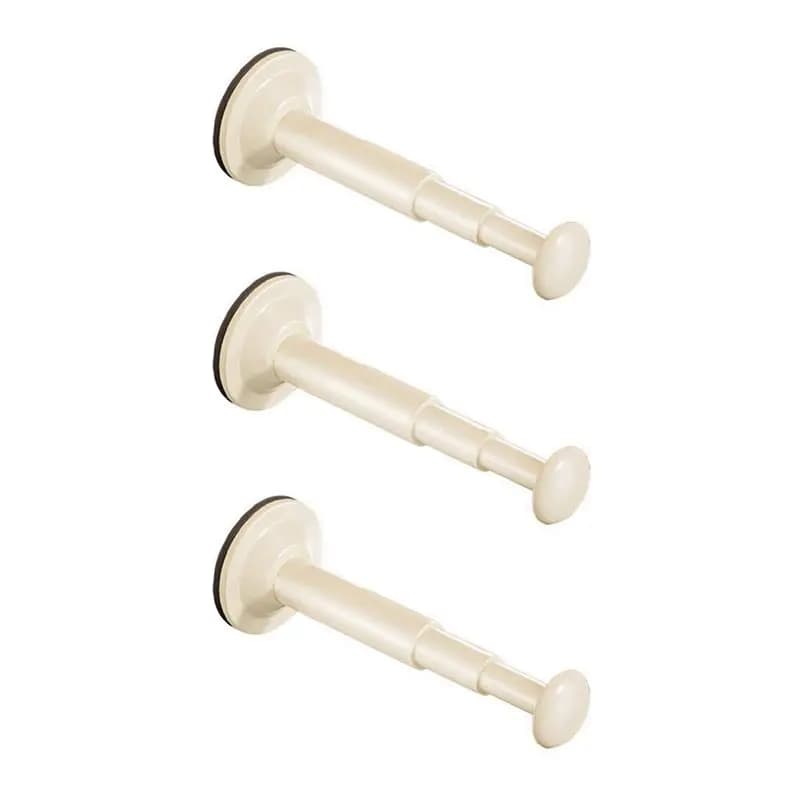 B52C 3 pieces suction cup hangers storage organizer home balcony multifunctional wall coat hangers