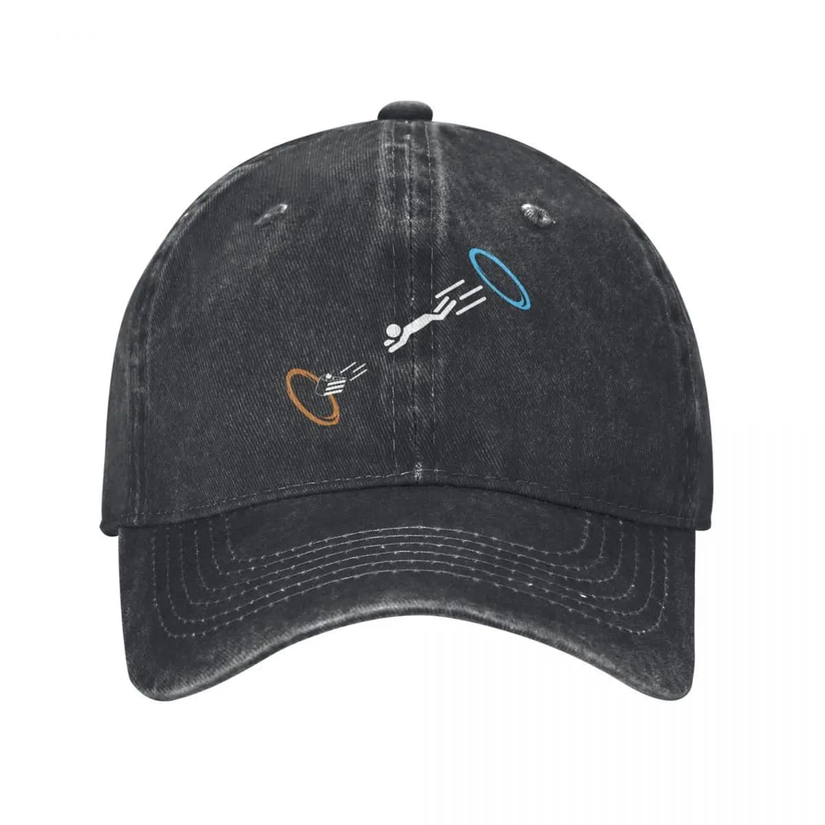 Half-Life 2, Logo Aperture Science, Gioco di viaggio nel tempo demin Cappello da camionista Durevole per tutte le stagioni Berretto da baseball da uomo e da donna