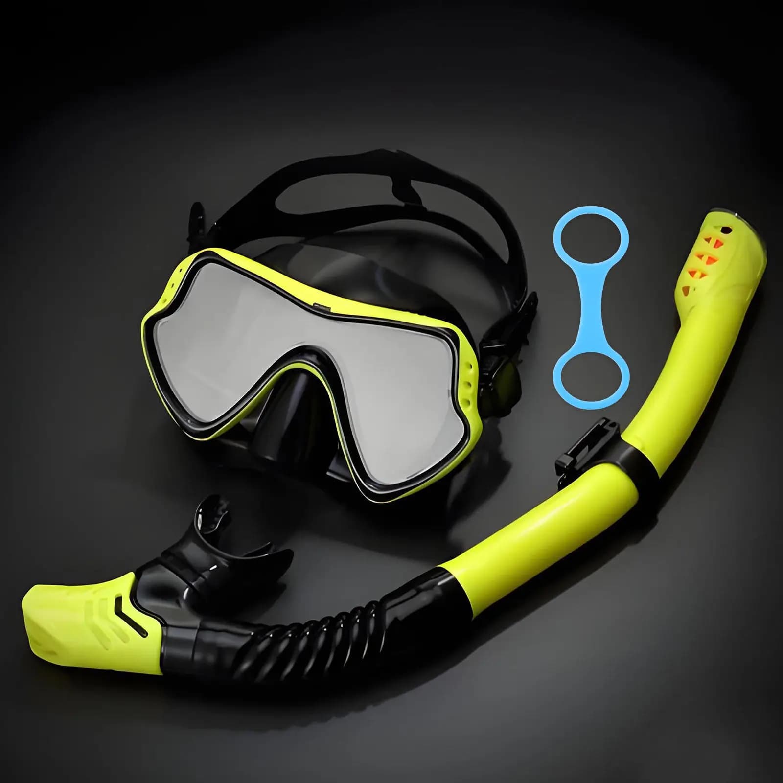 6Pcs Snorkeling Silicone Dive Mask Strap Keeper Retainer Clip Scuba Diving Gear Snorkel Attachment Quick Release Snorkel Tube