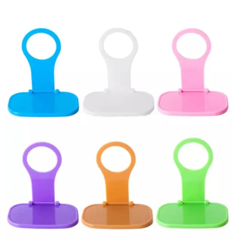 1 pz supporto per telefono pieghevole cavo per caricabatterie presa universale per presa a muro per telefono cellulare per supporto per rack di ricarica per caricabatterie
