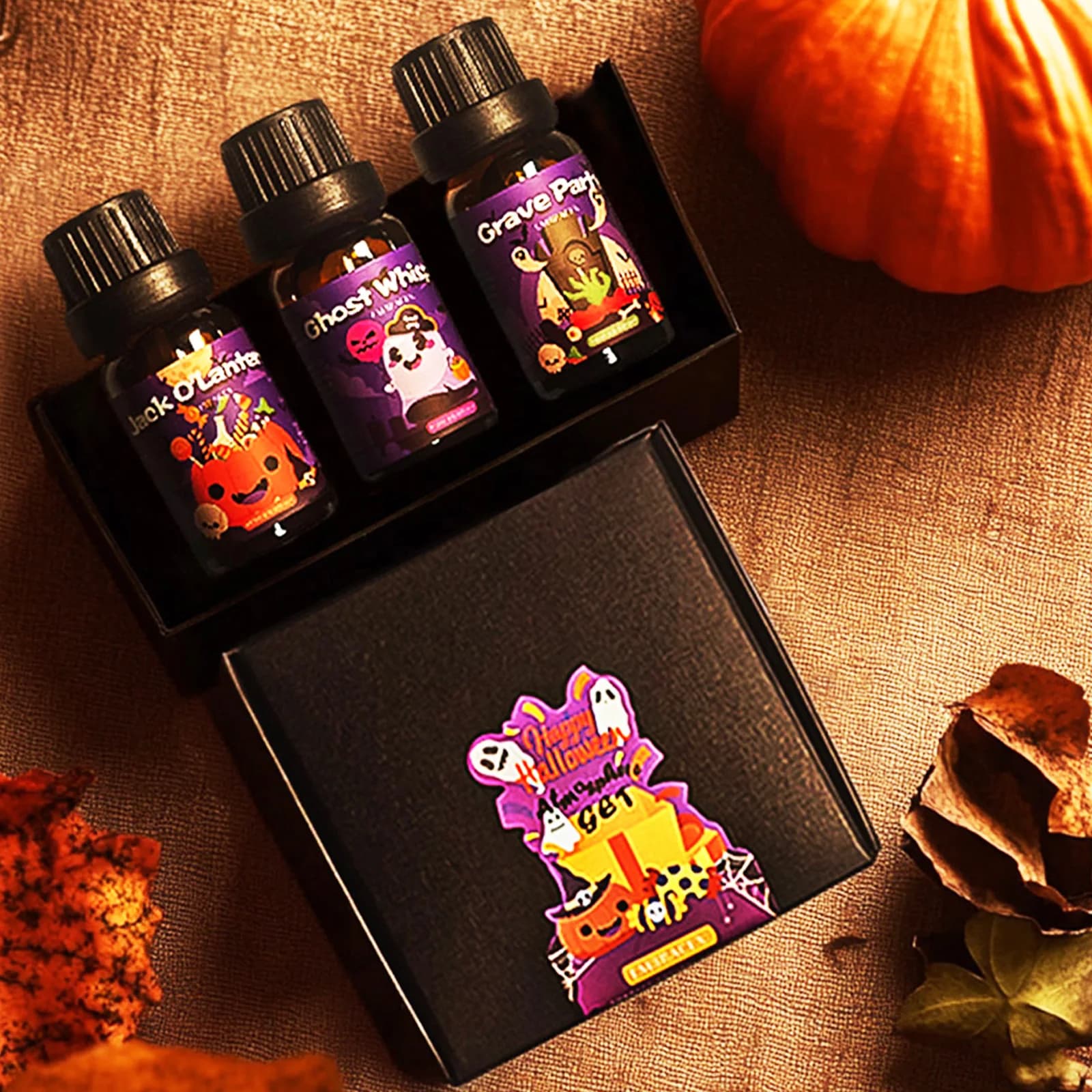 3PC/1PC 10ml Halloween Carnival Essential Oils Halloween Gifts for Diffusers, DIY Candles and Candy Nights or Sketch