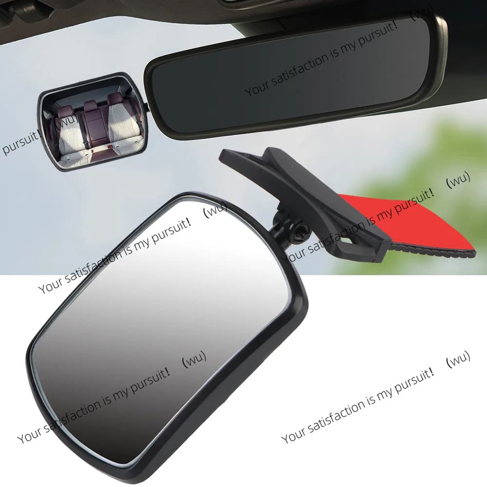 Kit di assistenza per retromarcia Specchio per punto cieco Specchi per auto per bambini 1pc Tipo di pasta Monitor per vista posteriore di sicurezza per bambini regolabile Lente convessa
