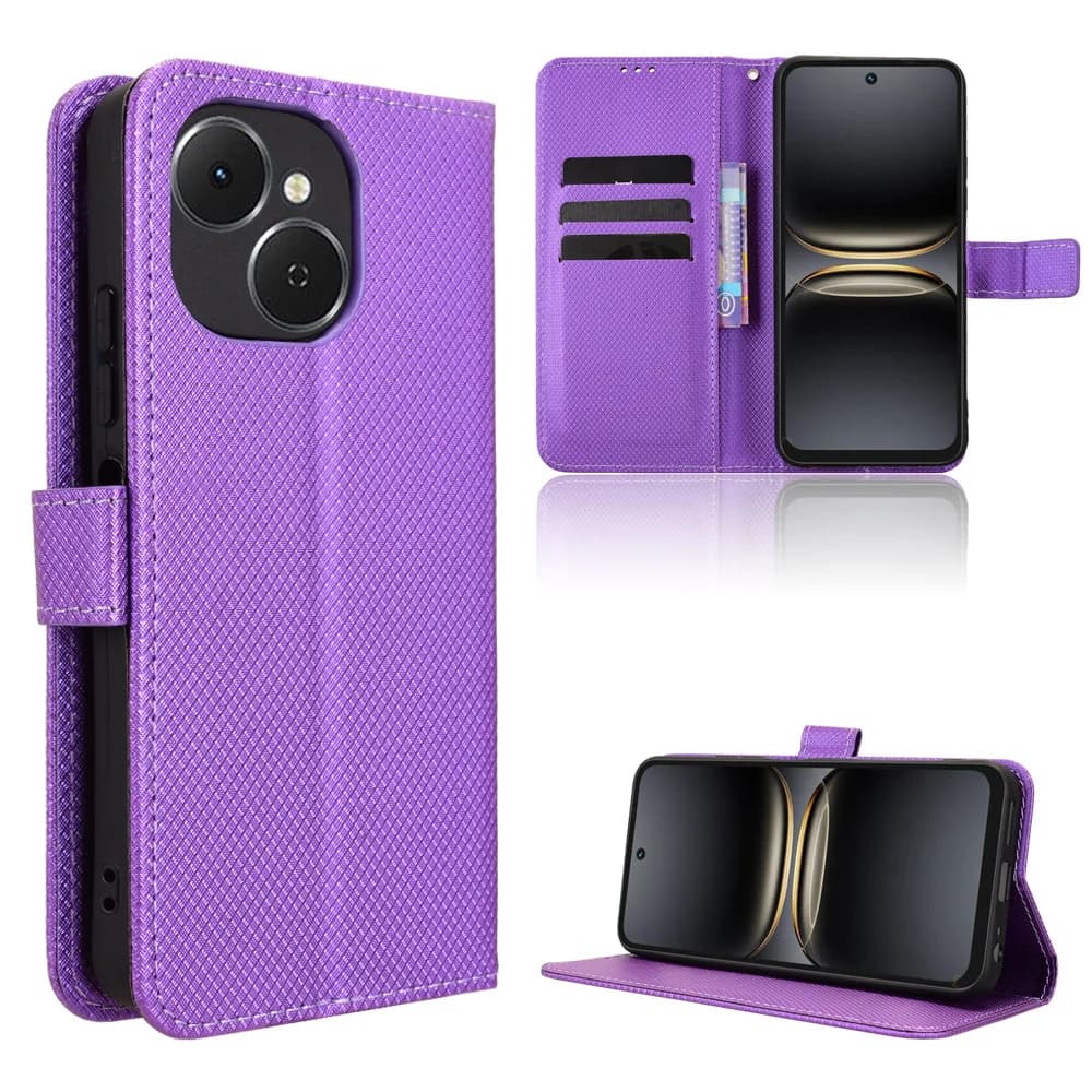 Custodia in pelle Proteggi la copertura per Tecno Spark 40C Flip Stand Cover per Tecno Spark40C Portafoglio Porta carte Phone Coque