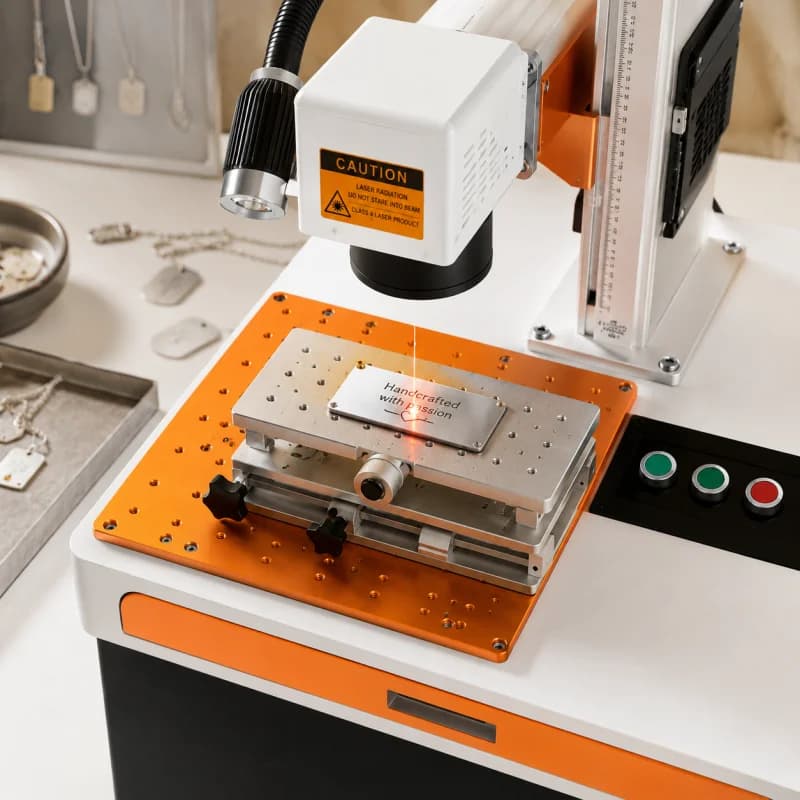 Online Fiber Laser Marking Machine For Conveyor Electronic Components Deep Metal Engraving Industrial Grade Wholesale Supplier