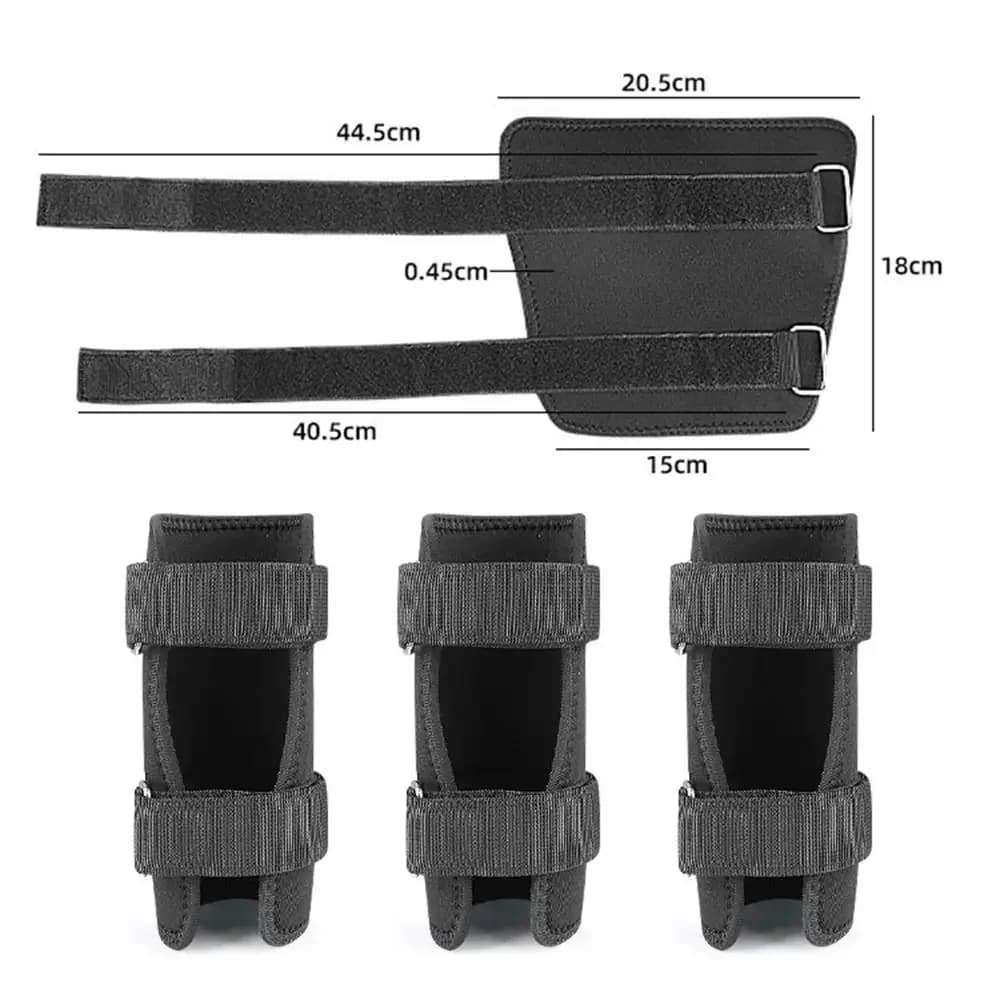1pc Adjustable Straps Kettlebell Wrist Guards Lightweight Durable Forearm Guards 7mm Protection Comfortable Wrist Guards
