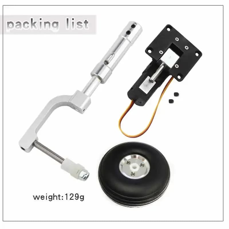 Carrello di atterraggio retrattile elettrico senza servo per aereo RC Red Arrow da 4-6 kg 40-60E