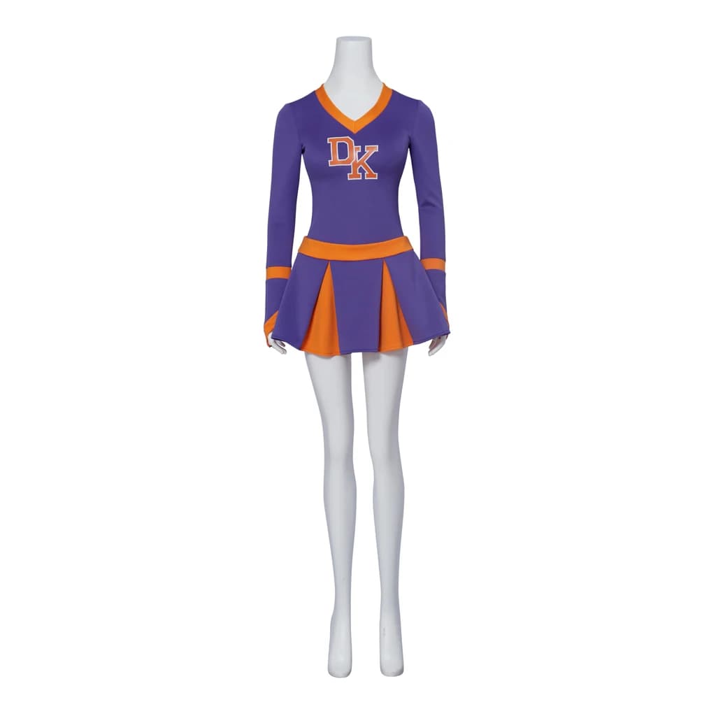 Jennifer Check Cheerleader Costume Cosplay Jennifer's Body DK High School Viola Uniforme Top Gonna Halloween Cheerleader Suit