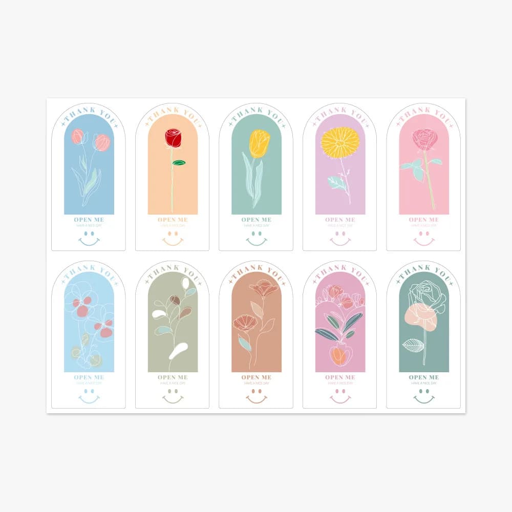100/200pcs This Package Is Happy To See You Too Stickers Small Business Gift Box Packaging Decor Thank You Sticker Seal Labels