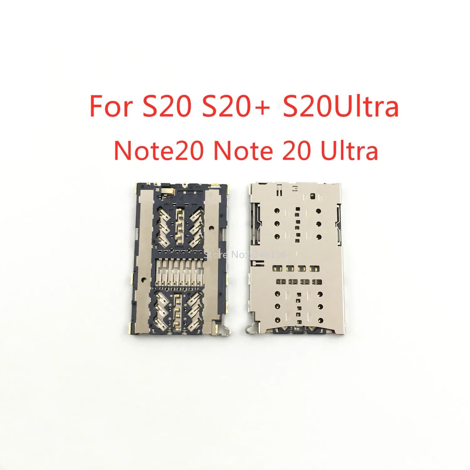2-10Pcs lettore di schede Sim Slot per supporto per schede di memoria Micro SD per Samsung Galaxy S20 S20 + S20 Ultra Note20 Note 20 parte di riparazione Ultra