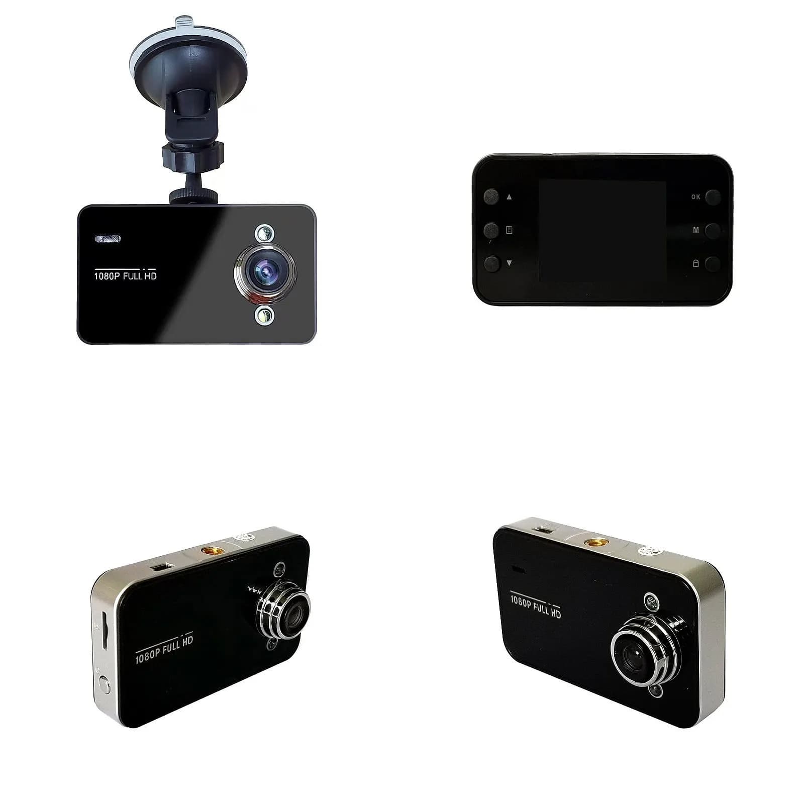K6000 1080P Dash Cam Car Night Vision Recorder with LED Light Vehicle Monitor