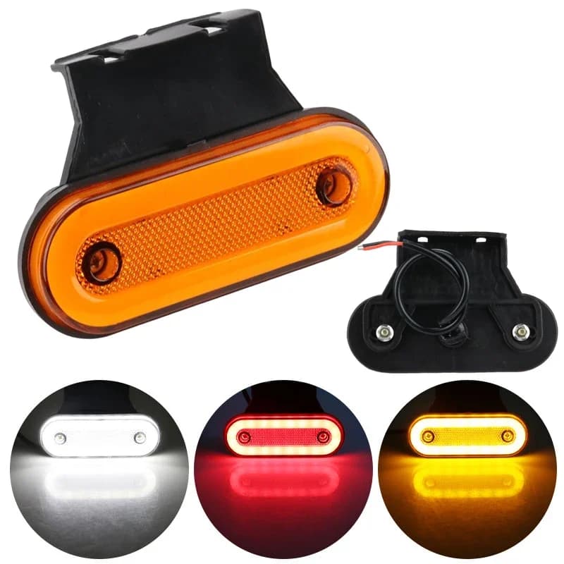 1 pz camion luci laterali a LED 24V lampada di posizione rimorchio furgone autobus camper roulotte anteriore posteriore indicatori di distanza luci universali