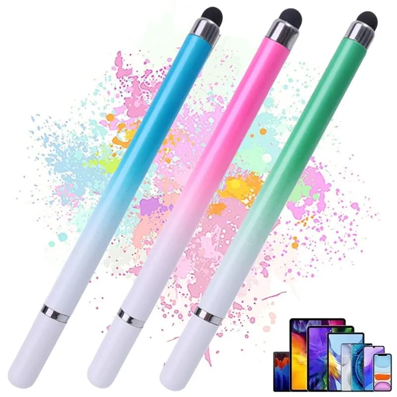 Penna stilo 2IN1 per telefono cellulare Tablet Disegno Matita touch capacitiva universale per Samsung Iphone Android Disegna matita per schermo