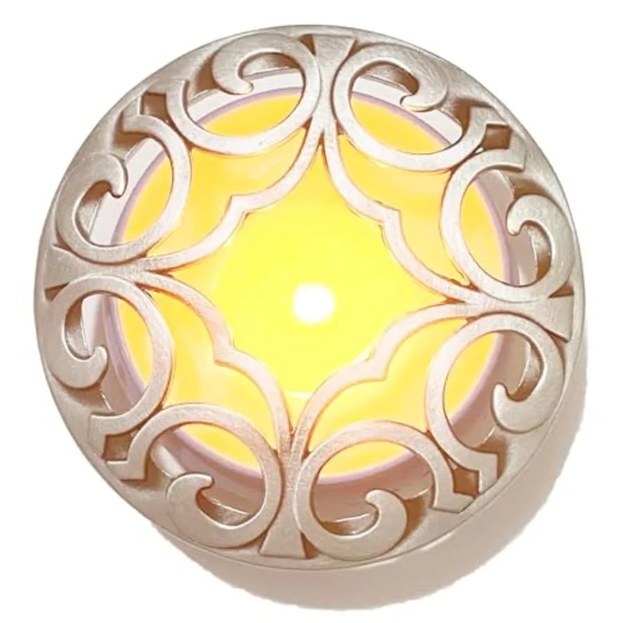 Silver Space Scented Candle Toppers Cover, Embellish Jars, Lids Shades Sleeves, Prevent Touch, Support Melt Evenly, Candle Acce