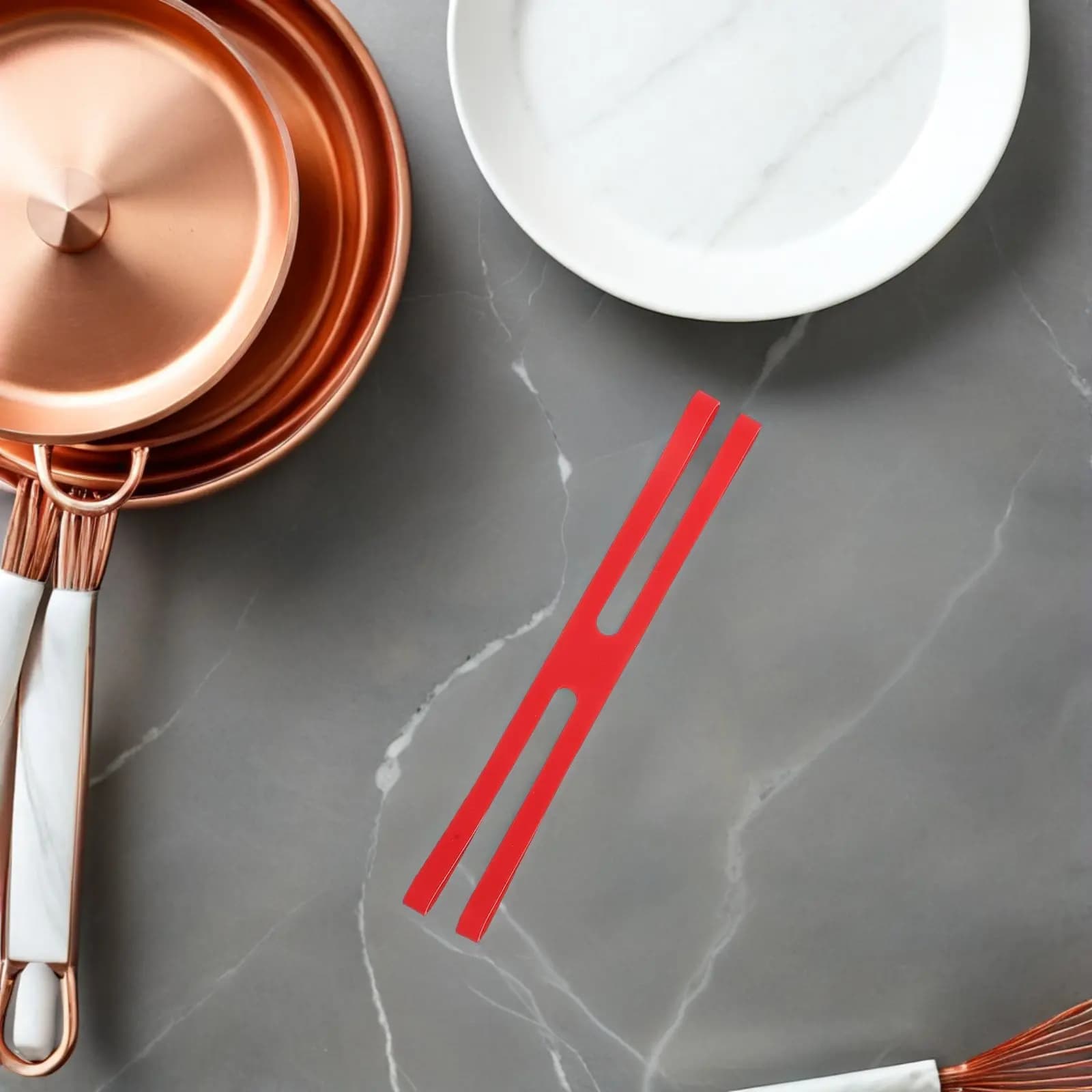 4 Pezzi Fascette in Silicone Portatili a Forma di H, Elastici Riutilizzabili per Fissare Contenitori Bento e Lunch Box da Viaggio