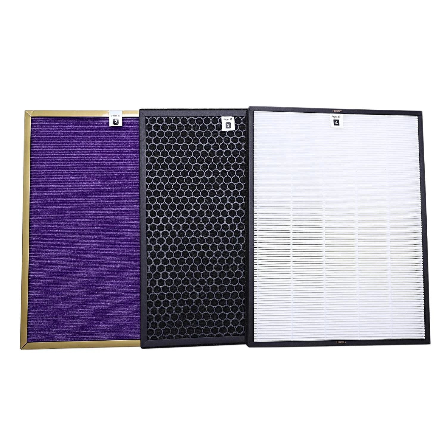 3 Pz/lotto Ac4141 Ac4143 Ac4144 Kit Filtro Per Philips AC4072 AC4074 AC4083 AC4084 AC4085 AC4086 AC4014 ACP073 Purificatore D'aria Parte