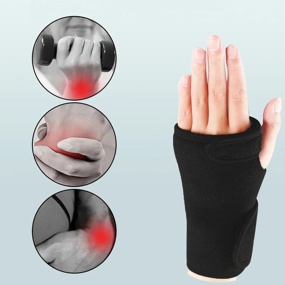 Supporto per il polso Fasciatura Cintura Stecca per dita Tutore per mano ortopedico Distorsioni Artrite Sindrome del tunnel carpale Strumento di supporto per tutore