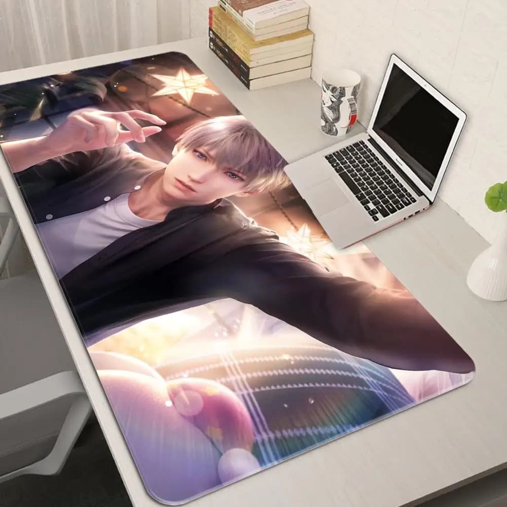 Love and Deepspace Mousepad Custom Skin Cartoon Anime Gaming Mouse Pad tastiera Mouse Mats Desk Mat accessori ragazze camera da letto