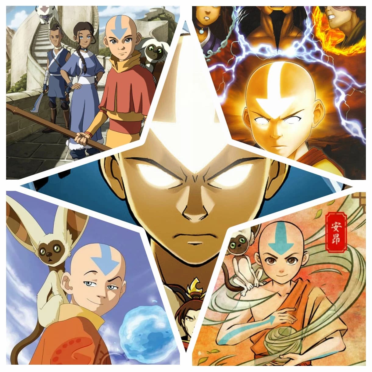 Avatar The Last Airbender Diamond Painting American Anime Chinese Style Cross Stitch Kits Embroidery Pictures Mosaic Home Decor