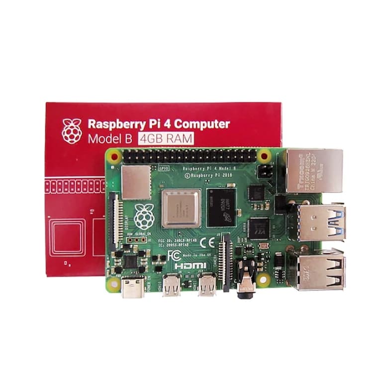 Original Raspberry Pi 4 Model B Pi4 2G 4G 8G Mini PC Computer Starter Kit Board 4B 1 2 4 8 G GB 1GB 2GB 4GB 8GB Raspberry Pi 4