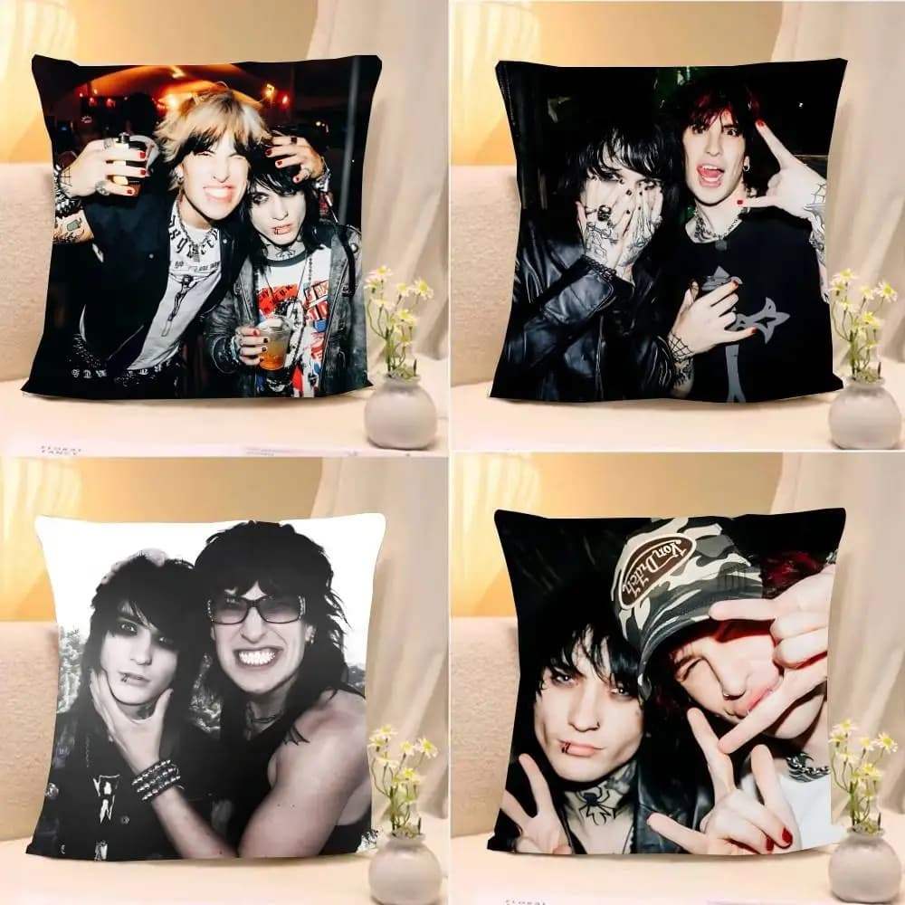 H-Jake Webber Johnnie G-Guilbert Throw Pillow Covers Pattern Cushion Cover Suitable For Sofa Bedroom Car Pillow Cover