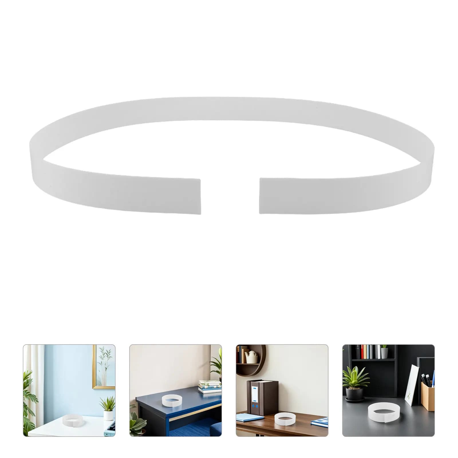 LED Strip Diffuser Channel, Flexible Acrylic Cover for Residential Lighting Without Reflections