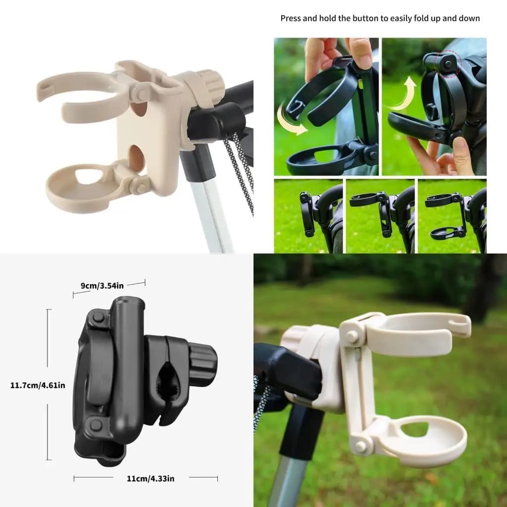 U13f Universal Baby Walkers Accessorio Porta ABS Plastica per tazze tazze da caffè