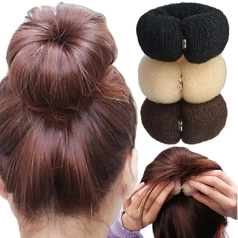 Magic Roll Foam Sponge Easy Big Ring Women Fashion Hair Bun Maker Donut Hair Styling Tools Hairstyle Accessories for Girls