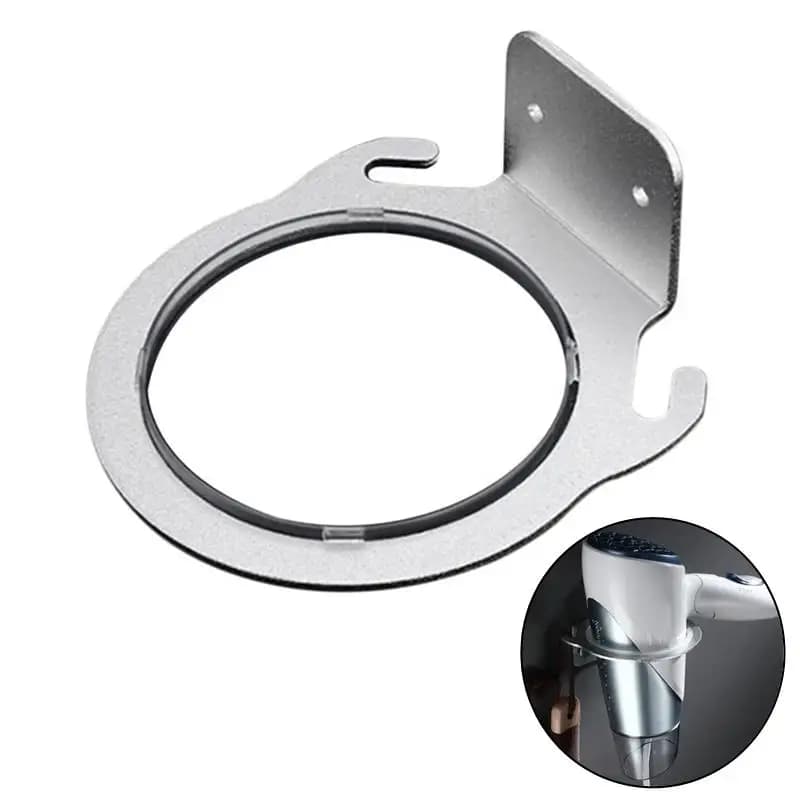 Space support for aluminium wall hair dryer clothes hangers for home bathroom hairdryer rack organizer hangers 8cm