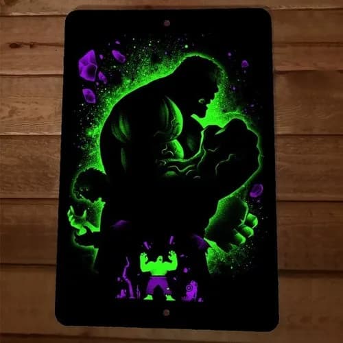 Incredible Neon Metal Wall Sign Poster