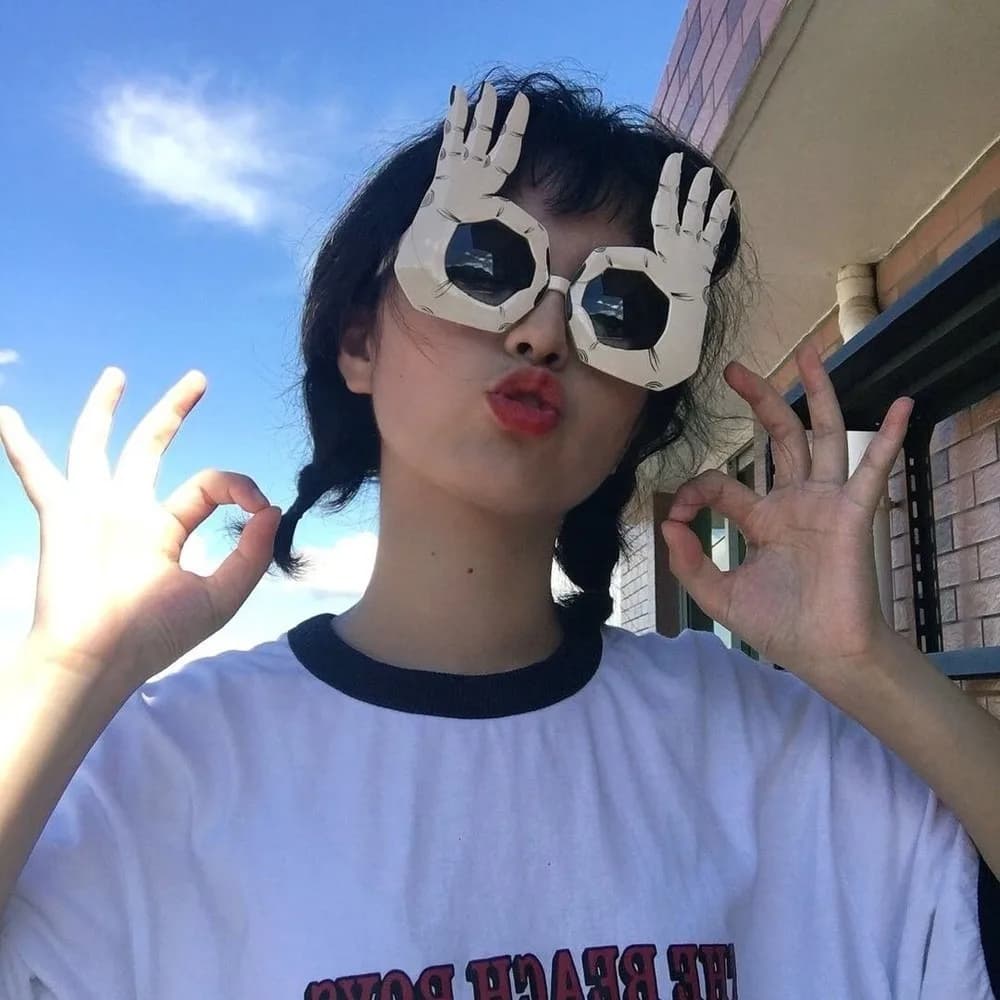 New Funny Funny Sunglasses INS Cute Photography Props Selfie Props Gift