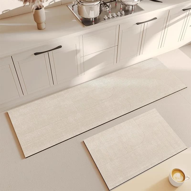 Tappetino da cucina Tappetino in vinile impermeabile in PVC Decorazioni per la casa Tappeto lungo Tappetini antiscivolo a prova di olio Alfombra Cocina Küchenbodenmatten