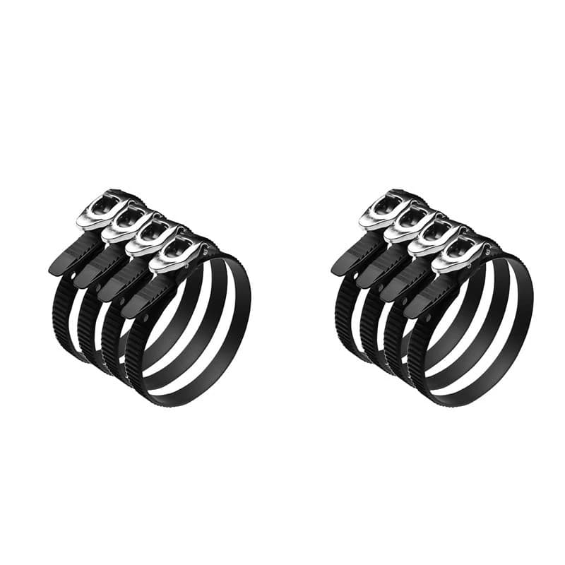 My Home 8Pcs 20 Inch Heavy Duty Reusable Ratcheting Cable Ties With Stainless Steel Buckle, Adjustable Locking Straps