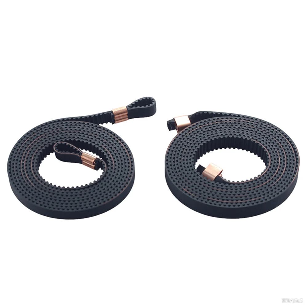 Kit cinghia dentata 2 x 2GT per Kobra 2 Max per stampante 3D Asse XY con fibbia in rame per un collegamento sicuro e resistenza all'usura