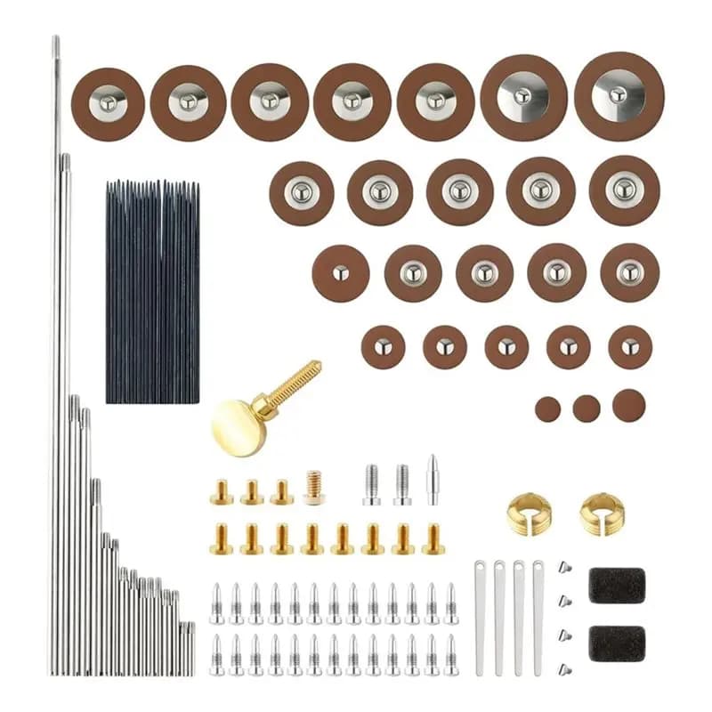 Alto Saxophone Repair Kit,118 Pcs Alto Saxophone Repair Parts Replacement Tools Set,Woodwind Musical Instrument-AT20