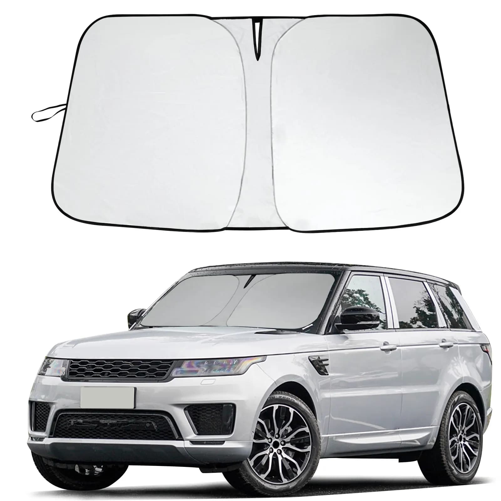 Parabrezza Parasole per 2014-2022 Land Rover Range Rover Accessori Sportivi Parasole Pieghevole Visiera Parasole Protezione Blocchi Raggi UV