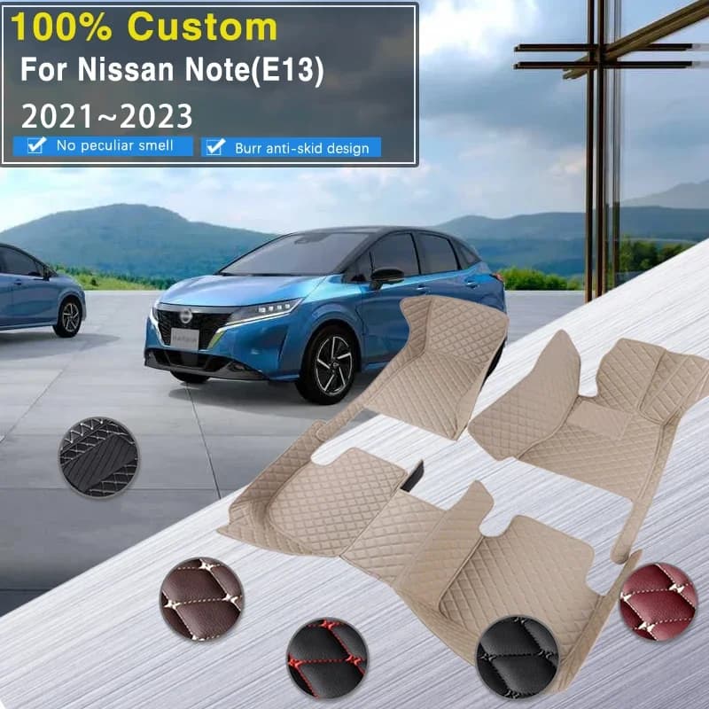 Tappetini auto 3D per Nissan Note e-Power E13 2WD 4WD 2021 ~ 2023 Tappetini impermeabili Accessori Para Auto Accessori auto Inter