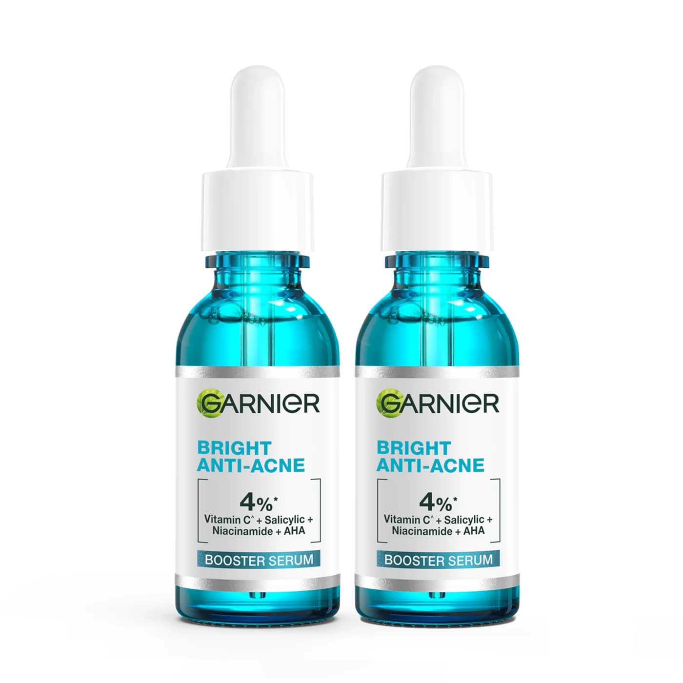 Garnier Bright Complete Siero Viso with 4% Vitamin C, Niacinamide, AHA and Salicylic Acid, Daily Hydrating Essence for Skin Care 30ml