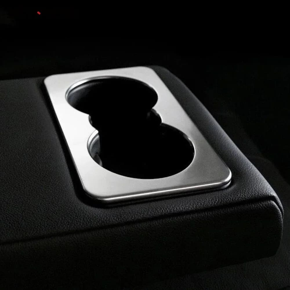Rear Seat Water Cup Holder Cover Trim Frame For Jaguar F-Pace 2016-2022 2023 2024 2025 Matte Interior Accessories Car Styling