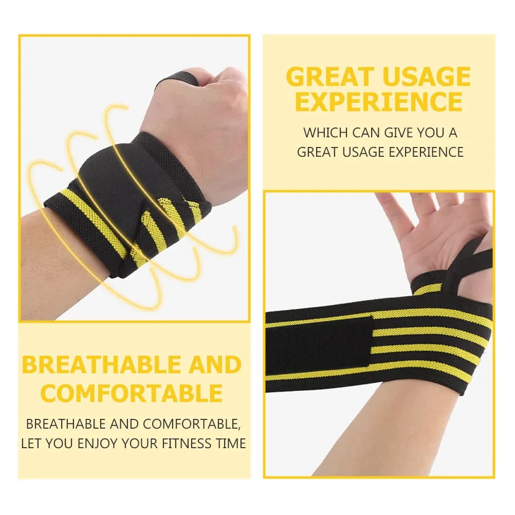 Supporto per Polso Traspirante per Arrampicata, Basket, Corsa, Fascia Compressiva per Polso, Accessorio Robusto per Attrezzatura Fitness