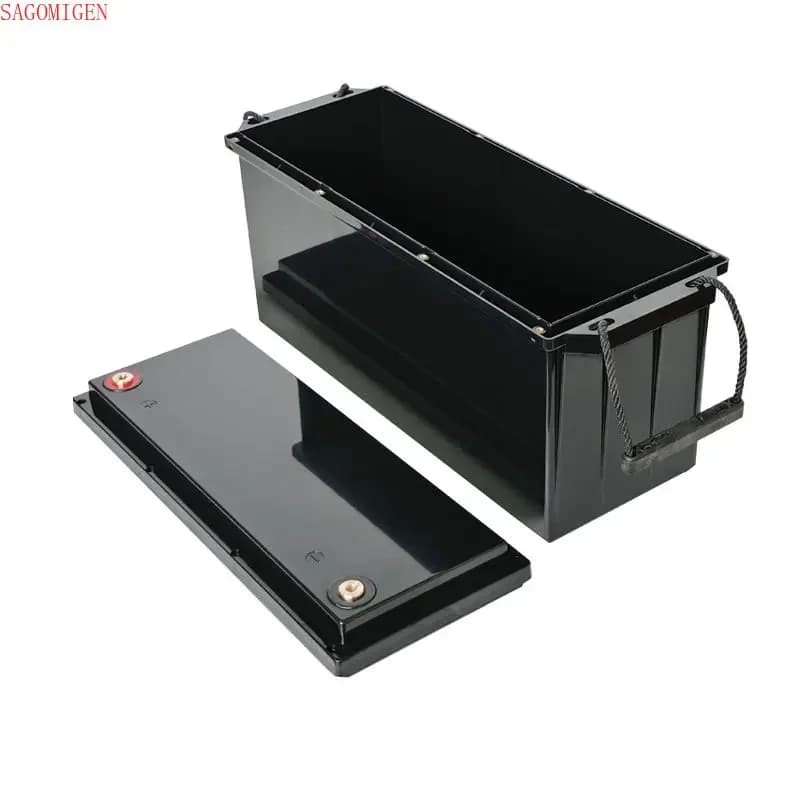 Solar Cell Storage Boxes 12V 24V 150ah 180Ah 200Ah 280Ah 320Ah Lifepo4 Yacht RV Battery Plastic Waterproof Storage Box