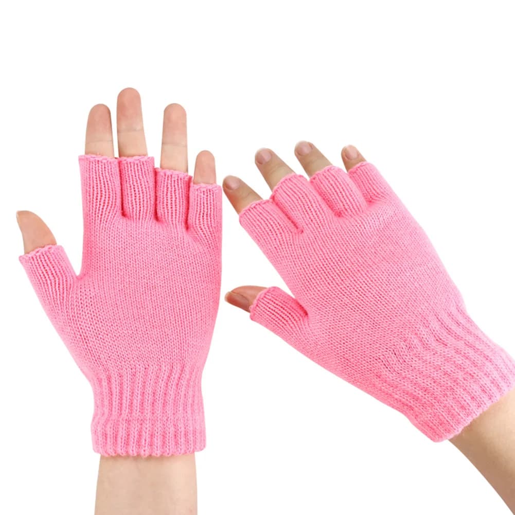 Guanti da ciclismo per uomo e donna, guanti invernali caldi con riscaldamento elettrico USB, senza dita, ricaricabili, per sport, sci, corsa, ciclismo