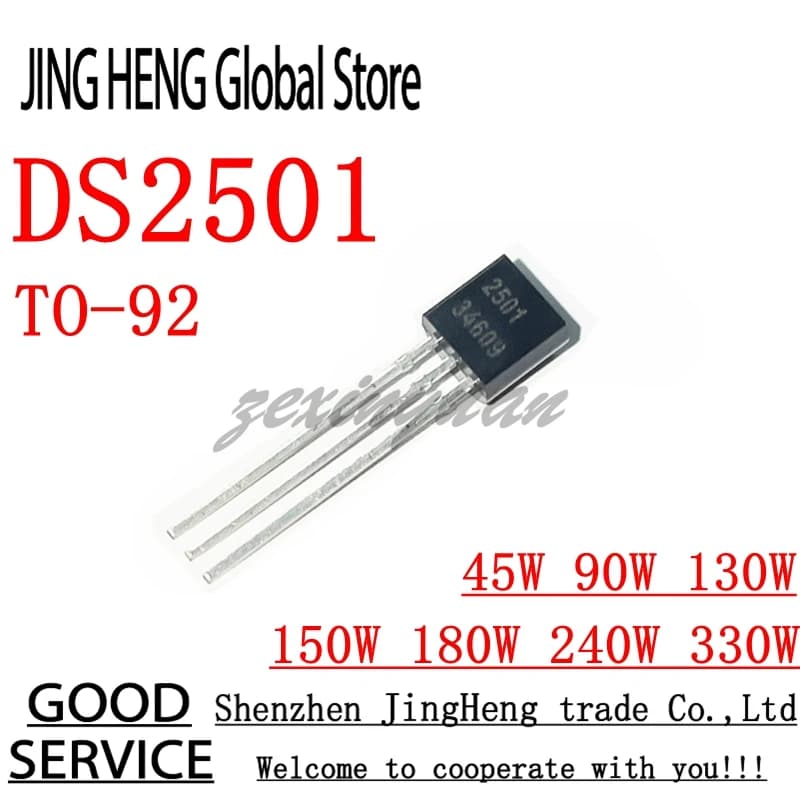 2 pezzi DS2501 2501 45W 90W 130W 150W 180W 240W 330W TO-92 Chip decodificatore adattatore di alimentazione per notebook