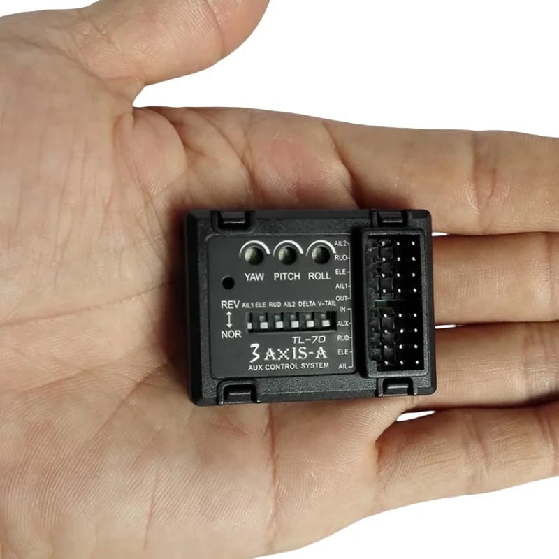 TL70 3-axis gyroscopic flight controller for RC FPV drones, fixed-wing aircraft helicopters