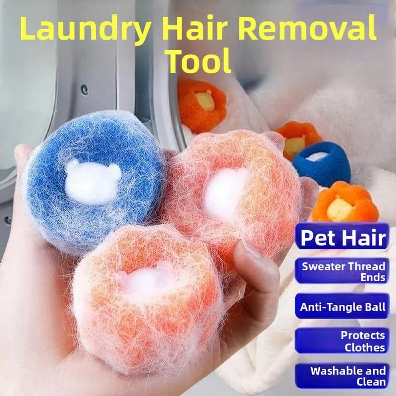 Hair Remover Washer Cleaning Ball Absorption Filter Net Bag Anti-Tangle Laundry Ball Whisker Removal Device Accessories