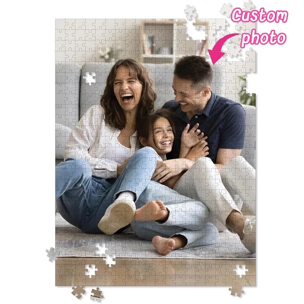 DIY custom photo puzzle, Upload photos to customize wooden puzzles The perfect holiday gift to commemorate precious memories