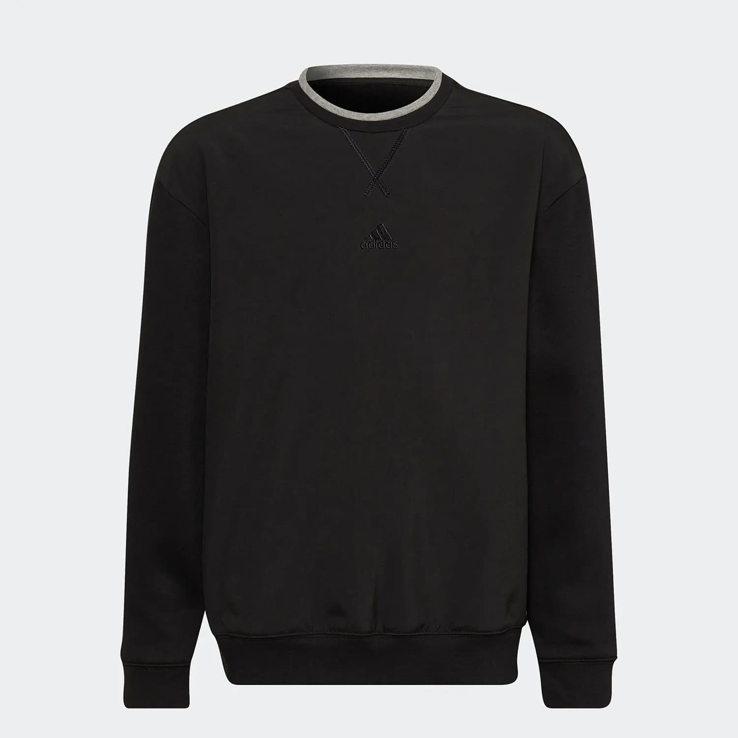 Felpa con cappuccio casual semplice per bambini grandi, autentica Adidas, nuovo stile autunnale HN8418
